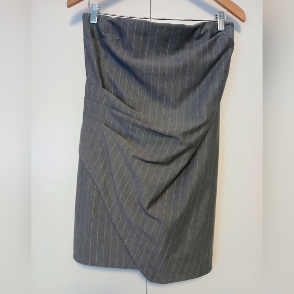 wild fable Dresses & Skirts - NWT Wild Fable Gray Pinstripe Halter Dress